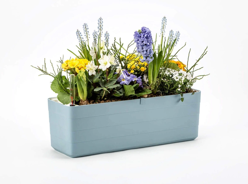 Urbalive - BERBERIS Donica samonawadniająca prostokątna 60 x 20 cm, błękitny