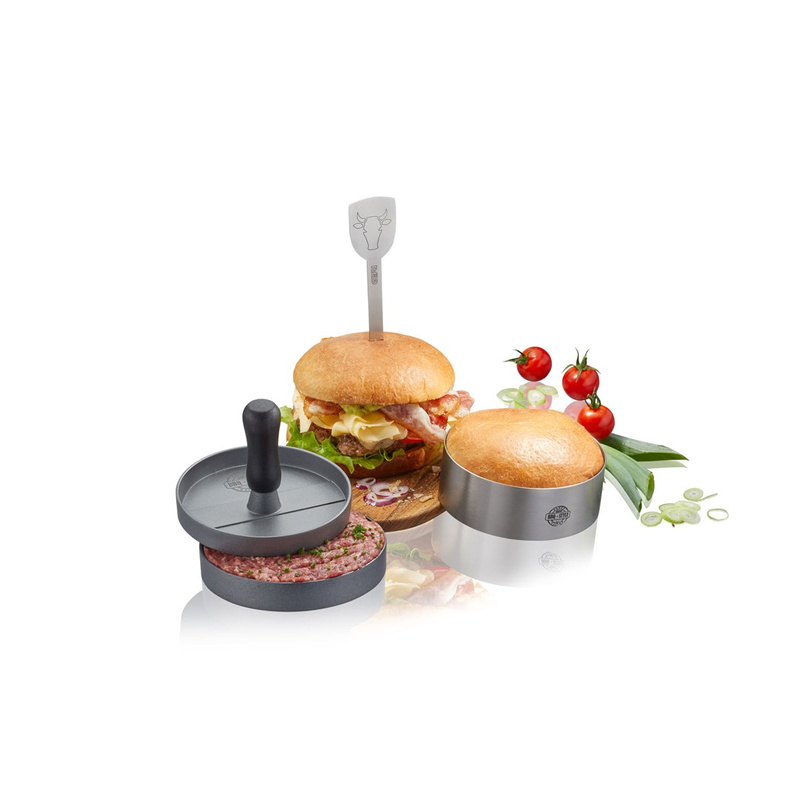 GEFU - zestaw do burgerów 3 cz. BBQ