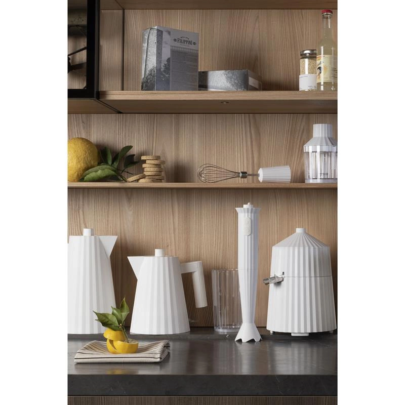 Alessi - czajnik elektryczny biały Plisse 1,7 l