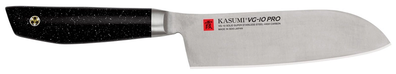 Kasumi - Nóż Santoku, mały kuty VG10 dł. 13 cm