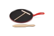 Le Creuset - patelnia żeliwna do naleśników 27 cm wiśniowa