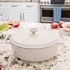Lodge - Garnek żeliwny emaliowany 6.6L Oyster