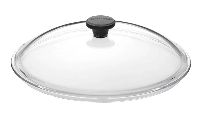 Skeppshult - Garnek żeliwny ze szklaną pokrywą - 5.5 ltr, czarny