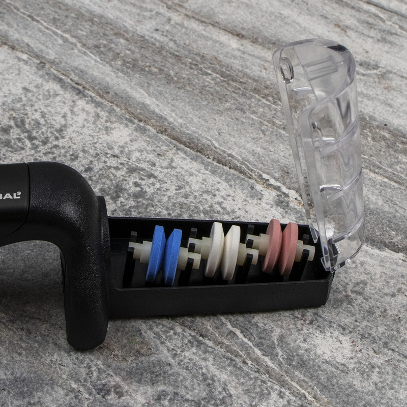 Global - 3 fazowa ceramiczna ostrzałka wodna czarno-biała