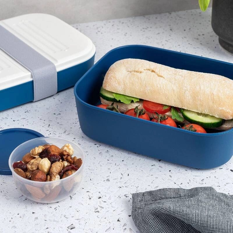 Amuse - Lunchbox 3 w 1 granatowy