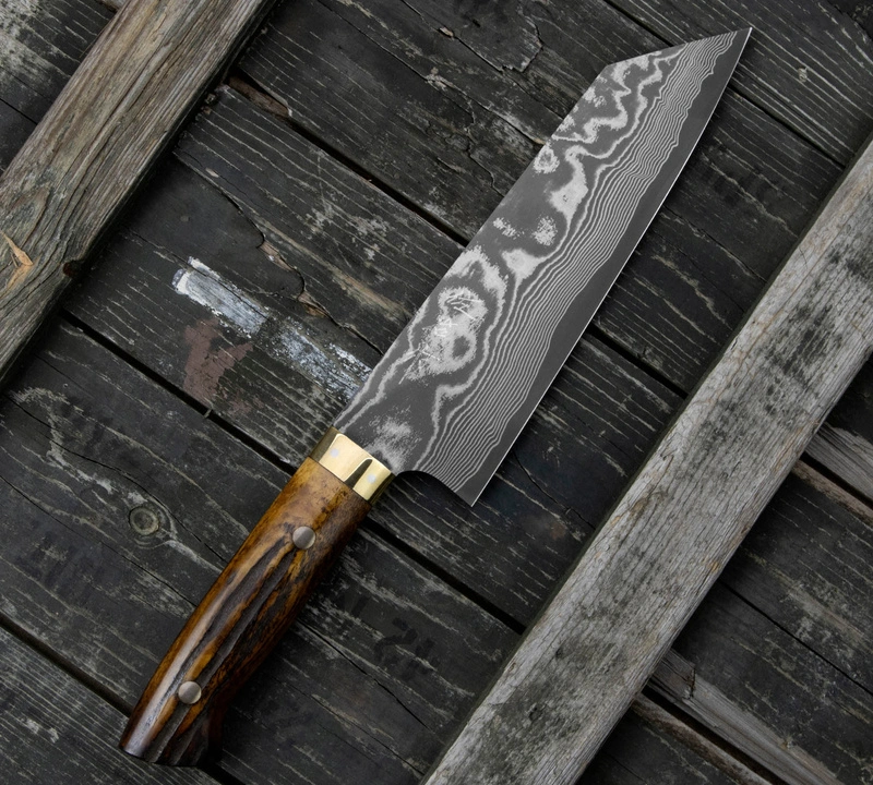 Takeshi Saji – YBB Ręcznie kuty nóż Bunka 17cm Tojiro - VG-10