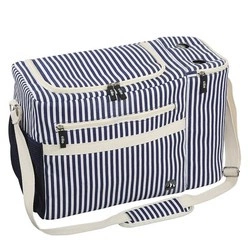 Cilio - torba termiczna piknikowa, 45 x 20 x 30 cm, 23 l, biało-niebieska Maritimo