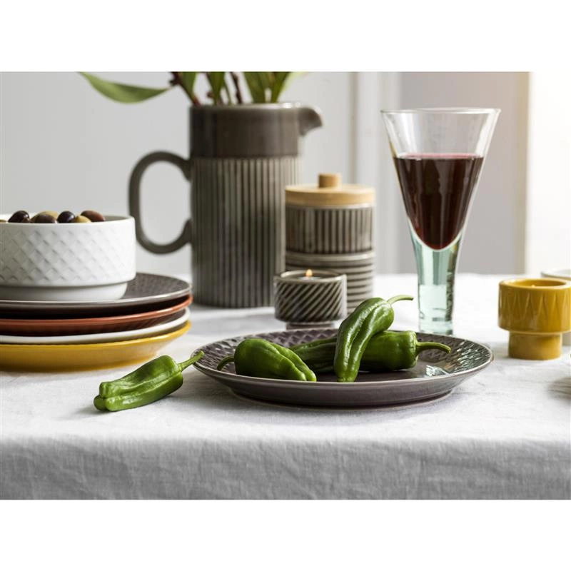 Sagaform - dzbanek, szary, ceramika, 1,0 l, śred. 11 x 19 cm Coffee & More