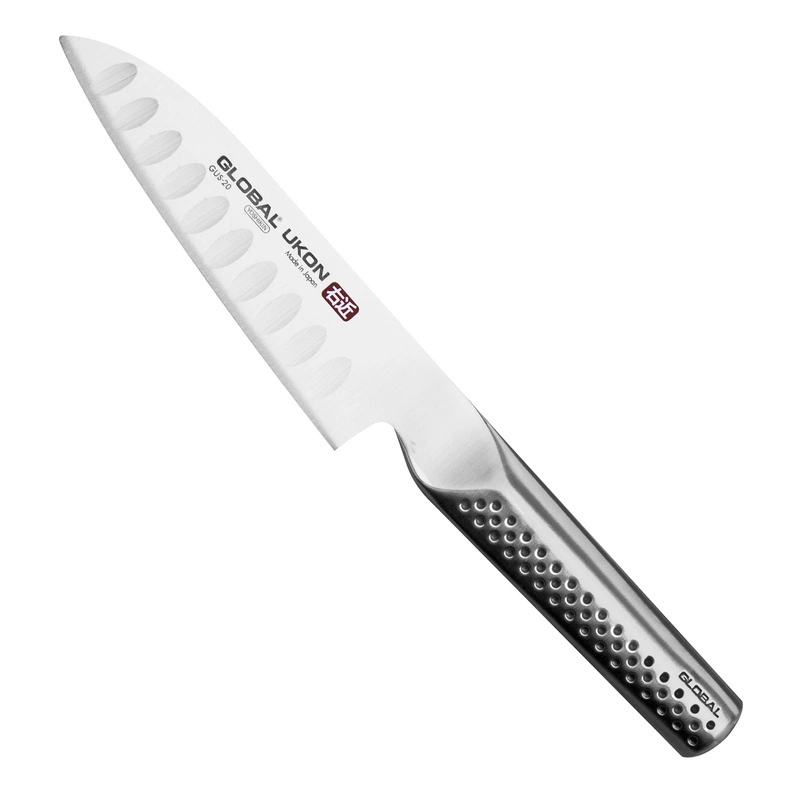 Global - Ukon Nóż Santoku żłobiony 14 cm