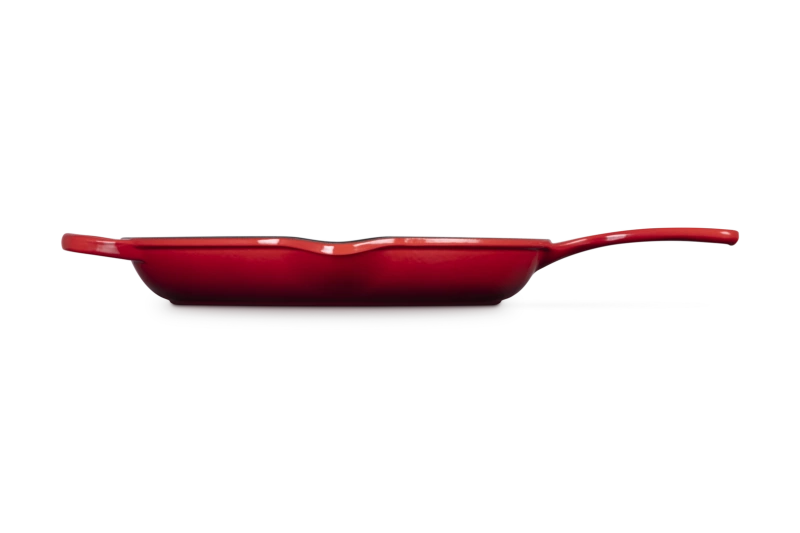 Le Creuset - patelnia Signature niska żeliwna 30 cm Wiśniowy