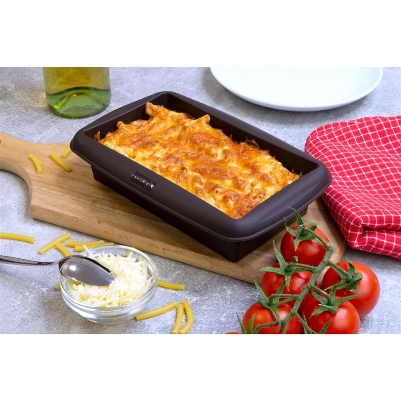 Lurch - forma silikonowa, prostokątna, 22,5 x 14,5 x 5 cm, brązowa FlexiForm