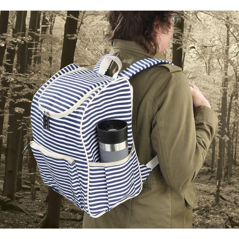 Cilio - plecak termiczny, 28 x 18 x 37 cm, 14 l, biało-niebieski Oceano