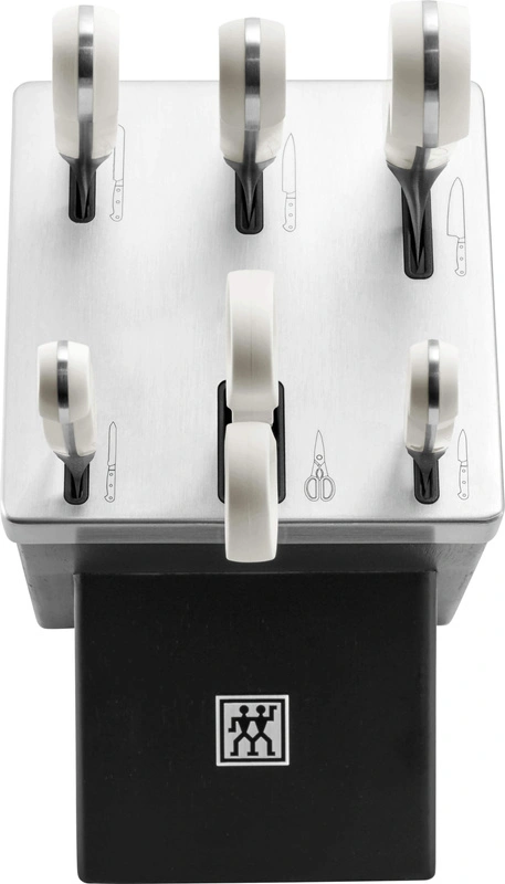 Zwilling - PRO LE BLANC Zestaw 5 noży w bloku samoostrzącym