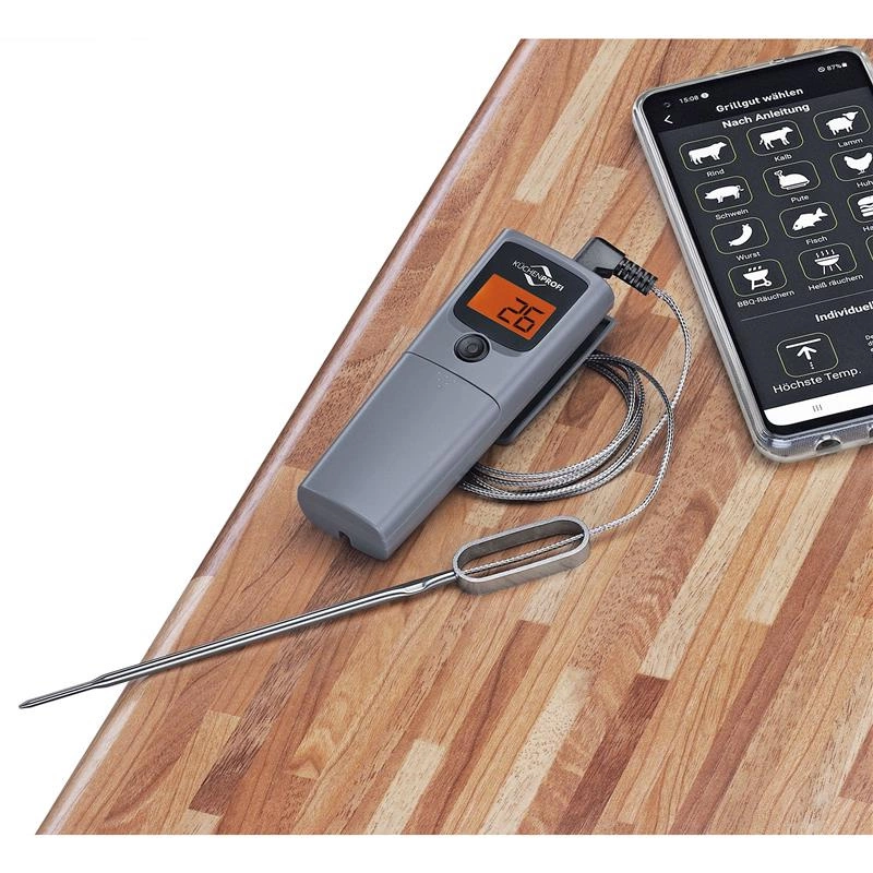 Kuchenprofi - termometr cyfrowy do mięs, 11 x 4 x 2,5 cm BBQ