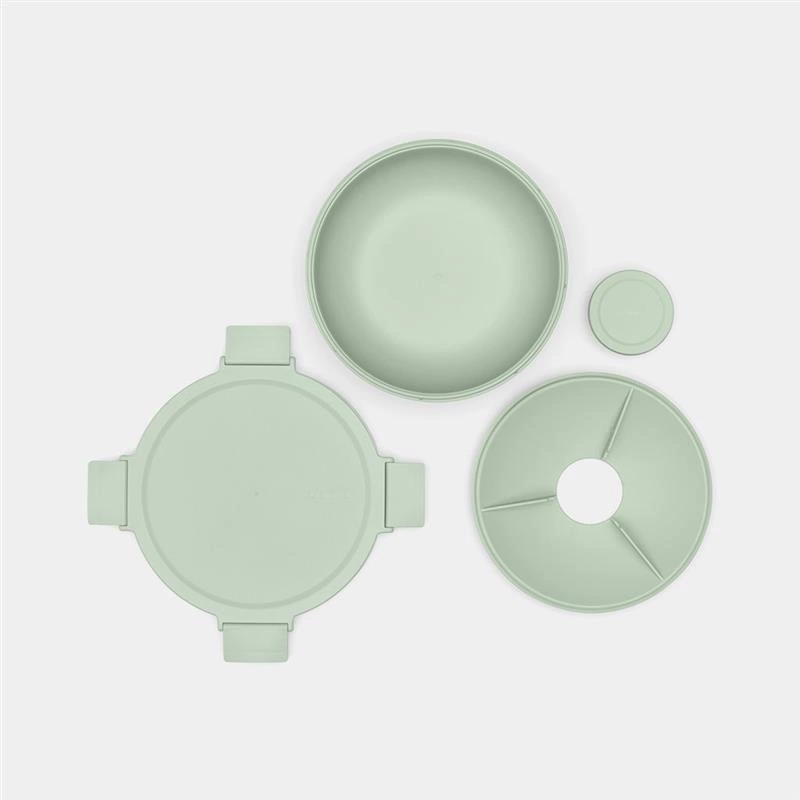 Brabantia - Okrągły pojemnik na sałatkę Make&Take Jade Green