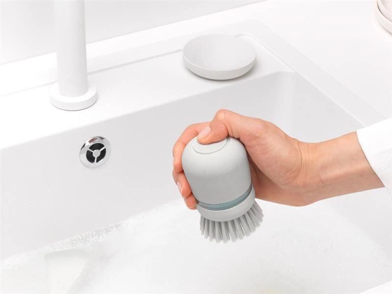 Brabantia - Szczotka z dozownikiem na płyn SinkSide jasnoszara 3