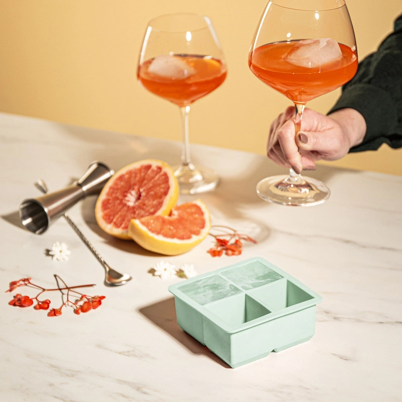 VacuVin - Forma do kostek lodu Ice Cube Maker – 4 kostki, Jade