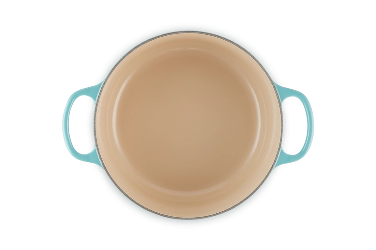 Le Creuset - brytfanna żeliwna emaliowana Signature okrągła 26 cm 5,3 l karaibska