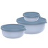 Mepal - Zestaw 3 pojemników Lumina 2.0 250ml + 750ml + 1500ml Nordic Blue
