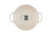 Le Creuset - garnek żeliwny Signature 24 cm 4,2 l meringue