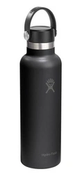 Hydro Flask - Butelka 21 oz Standard z nakrętką Flex, czarna