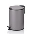 Kela - Kosz stalowy na śmieci 3 l jasnoszary Mats