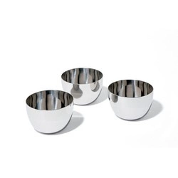 Alessi - 3 miseczki, stalowe MAMI