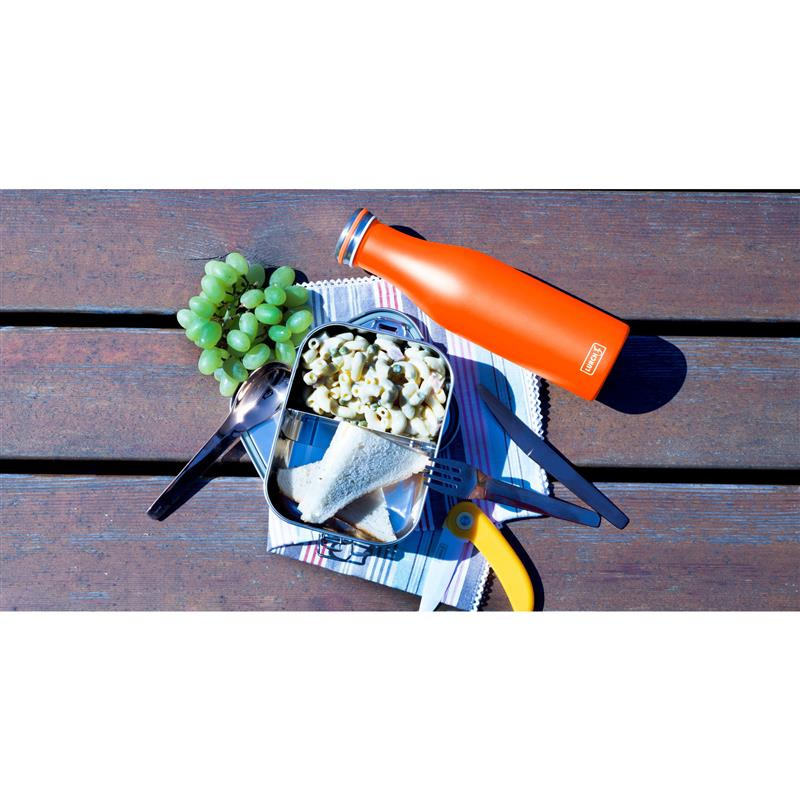 Lurch - butelka termiczna, stalowa, 0,5 l, pomarańczowa