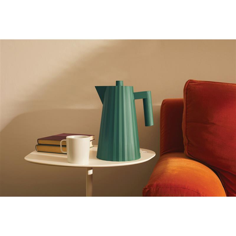 Alessi - czajnik elektryczny zielony Plisse 1,7 l