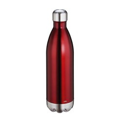 Cilio - butelka termiczna, stalowa czerwona 1,0 l Elegante