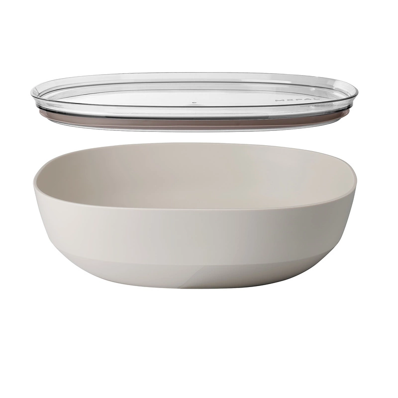 Mepal - Miska z pokrywką Silueta 4000 ml Nordic White
