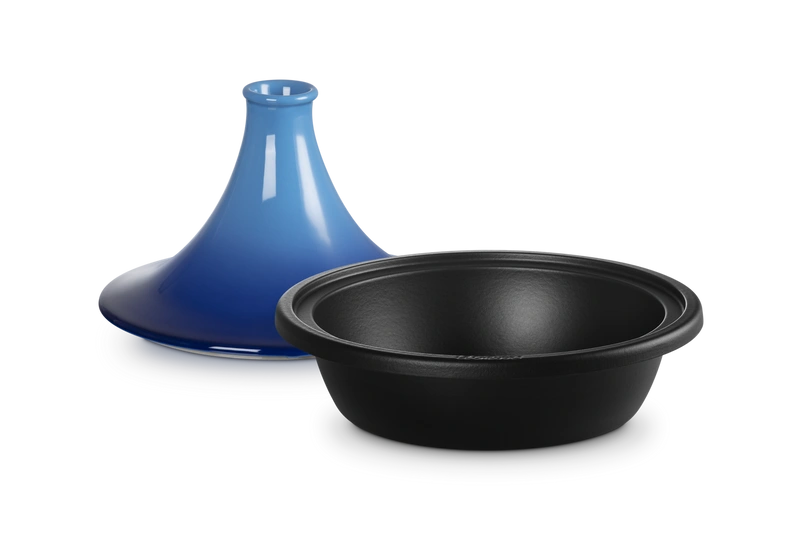 Le Creuset - Tagine żeliwo kamionka 31 cm azure