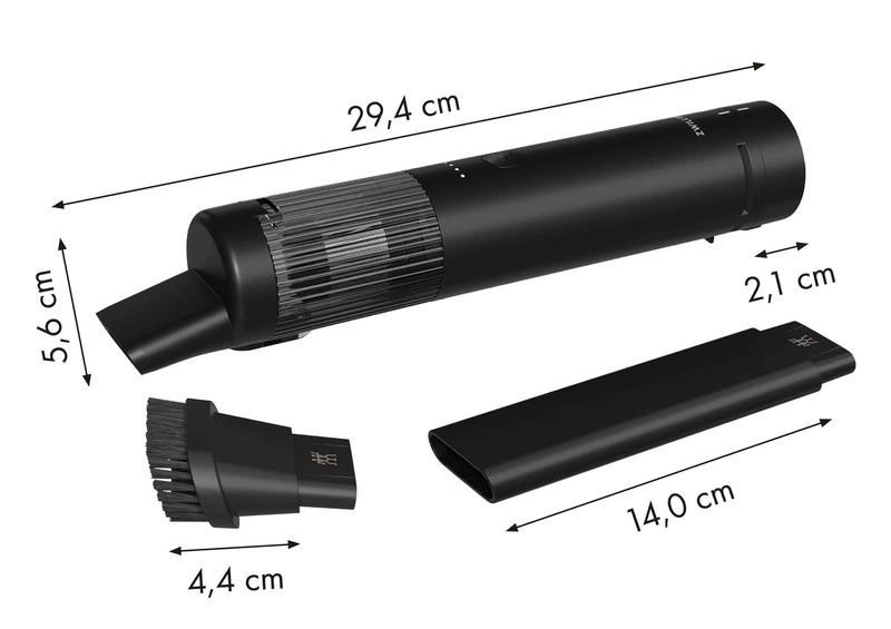 Zwilling - XTEND Zestaw startowy: bezprzewodowy odkurzacz + bateria czarny