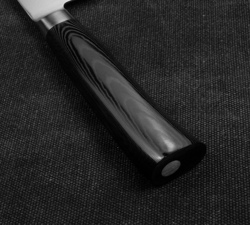 Tamahagane - SAN Black Nóż Szefa żłobiony 21cm