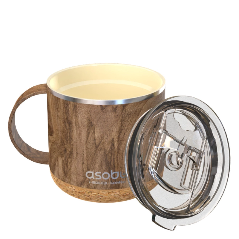 Asobu - Kubek termiczny INFINITE MUG WOOD, 470ml