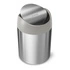 simplehuman - Kosz na stół uchylny 1.5L - stal matowa