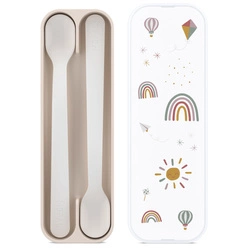 Mepal - 2 Łyżki do karmienia Mio Sunshine & Rainbow