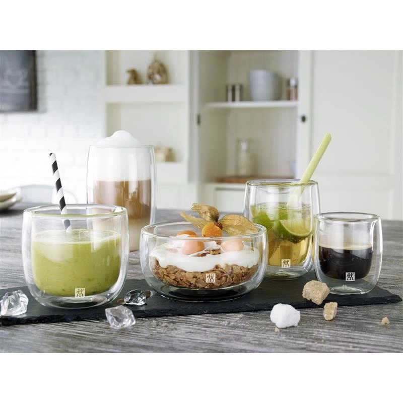 Zwilling - dwie miseczki deserowe double wall Sorrento 280 ml