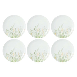 Seltmann - MEADOW GRASSES GREEN Zestaw 6 talerzy obiadowych 27.5 cm