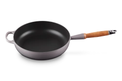 Le Creuset - głęboka patelnia żeliwna flint Sauté 28 cm