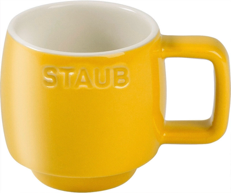 Staub - SERVING Kubek ceramiczny - Żółty, 100 ml