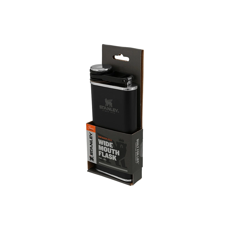 Stanley - stalowa piersiówka Classic czarna