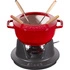 Staub - zestaw do fondue 16 cm, czerwony