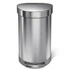 simplehuman - Kosz na śmieci 45L pedałowy półokrągły - stal FPP