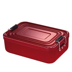 Kuchenprofi - pojemnik na lunch, 23x15x7 cm, czerwony