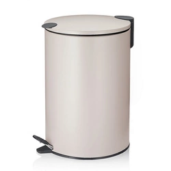 Kela - Kosz na śmieci 12 l beżowy Mats