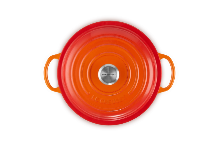 Le Creuset - garnek żeliwny do gulaszu 2,2 l 22 cm płomienny