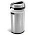 Simple Human - kosz  na śmieci 60 l Bullet Open półokrągły stal