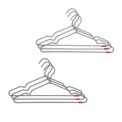 RAYEN - Zestaw 6 nylonowych wieszaków