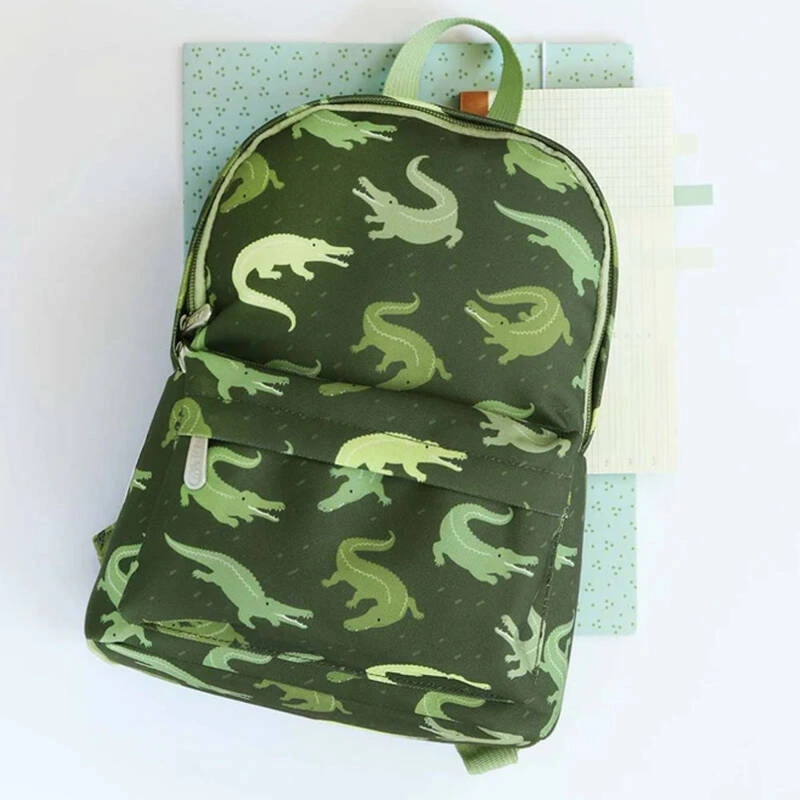 A Little Lovely Company - Plecak dla dzieci CROCODILES